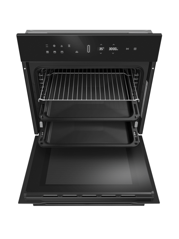 Электрический духовой шкаф Maunfeld MEOH709DB Black сверху