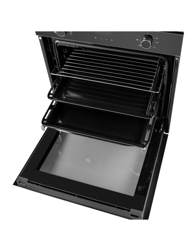 Электрический духовой шкаф Maunfeld MEOM729PB2 Black сверху