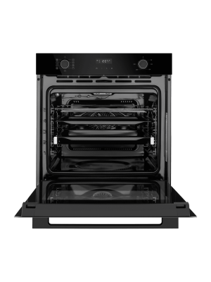 Электрический духовой шкаф Maunfeld MEOM729PB2 Black спереди