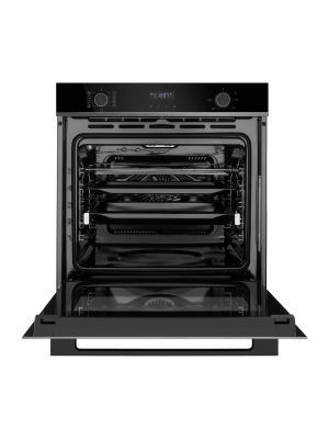 Электрический духовой шкаф Maunfeld MEOM729PB201 Black спереди