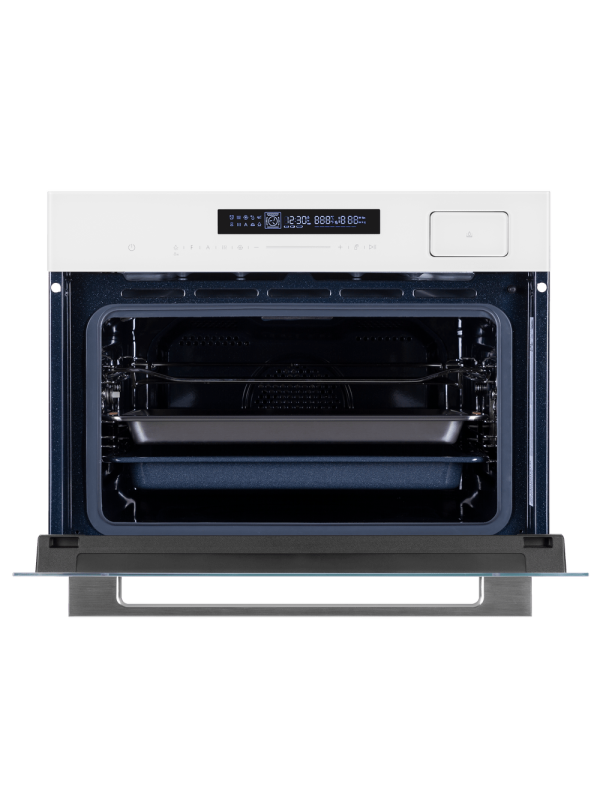 Электрический духовой шкаф Maunfeld MCMO5016STGW White спереди