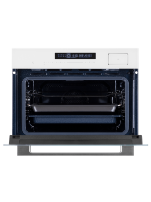 Электрический духовой шкаф Maunfeld MCMO5016STGW White спереди