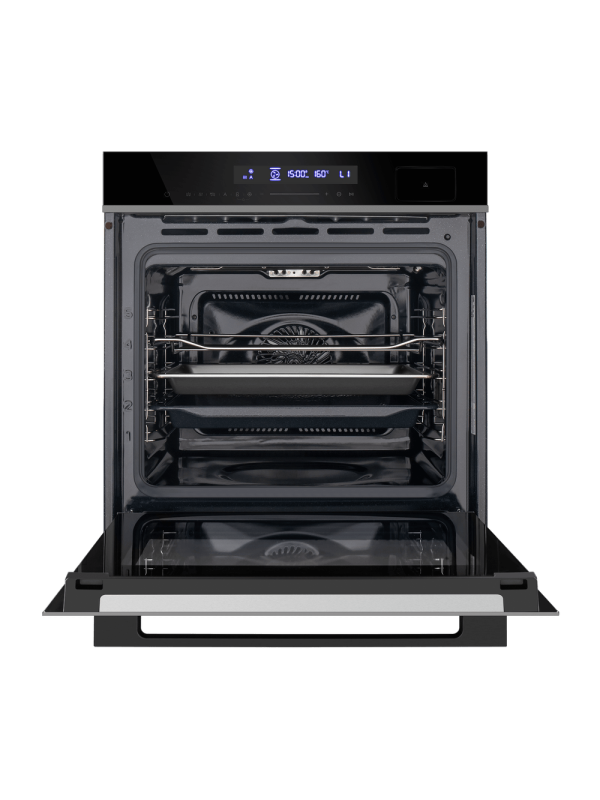 Электрический духовой шкаф Maunfeld MEOR7216STB Black спереди