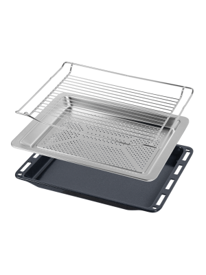 Электрический духовой шкаф Maunfeld MEOR7216STB Black комплектация