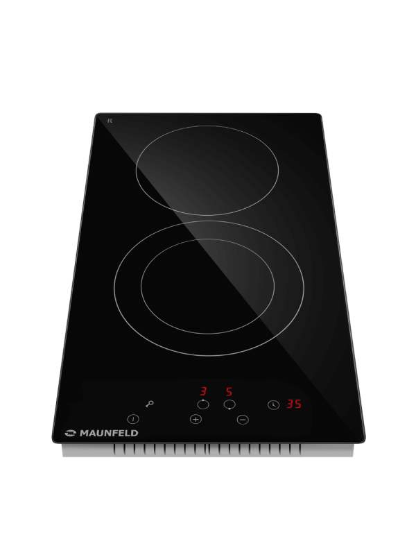 Электрическая варочная панель Maunfeld AVCE3022DBK Black спереди