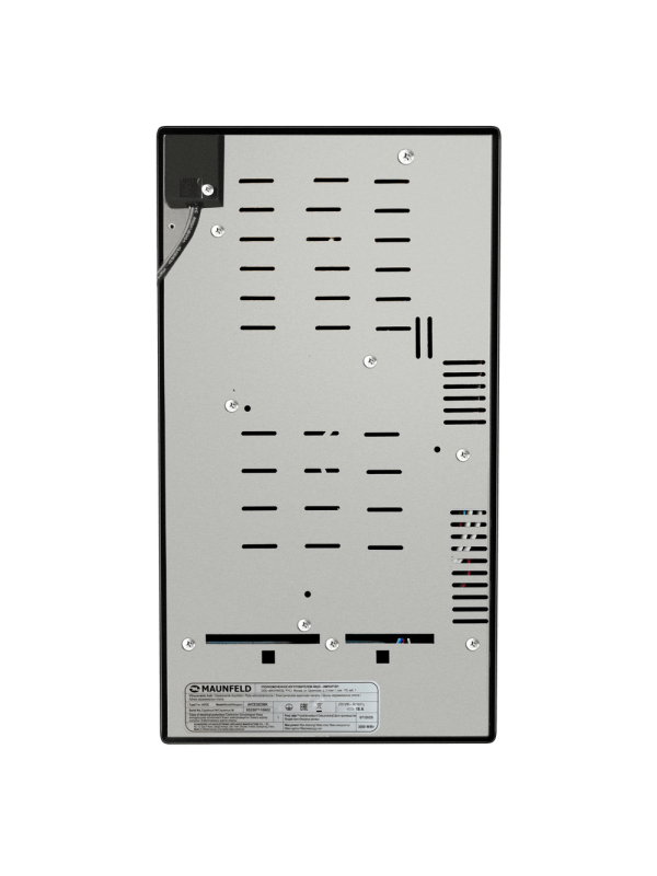 Электрическая варочная панель Maunfeld AVCE3022DBK Black сзади