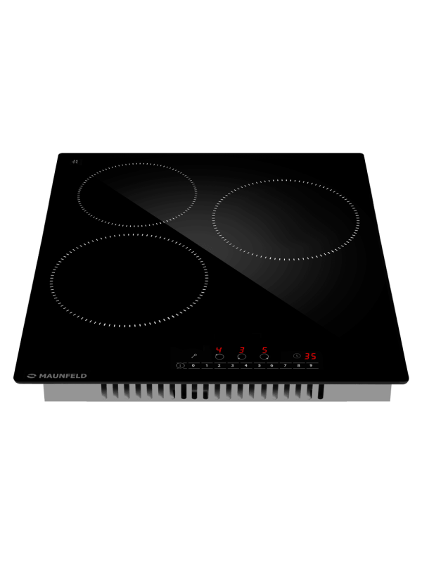 Электрическая варочная панель Maunfeld AVCE4534SBK Black спереди
