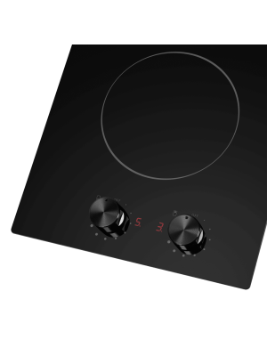 Электрическая варочная панель Maunfeld CVCE292MBK2 Black вблизи