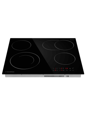 Электрическая варочная панель Maunfeld CVCE594SMDBK Black спереди