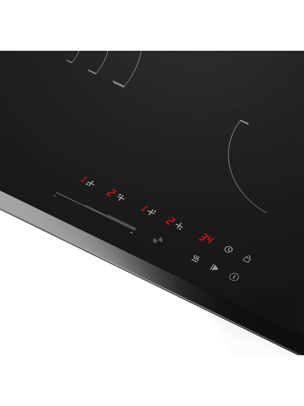 Электрическая варочная панель Maunfeld CVCE594SSMDBK LUX Black вблизи