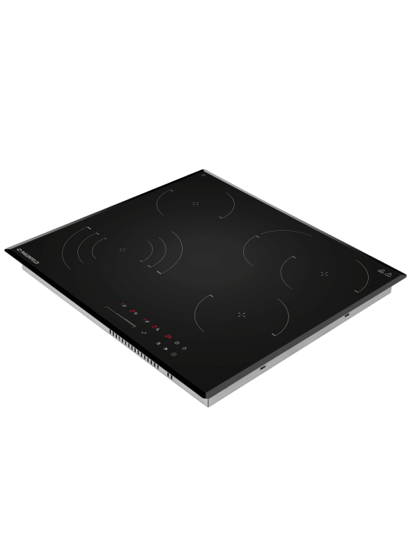 Электрическая варочная панель Maunfeld CVCE594SSMDBK LUX Black сбоку