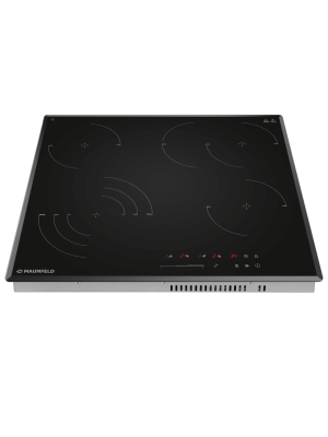 Электрическая варочная панель Maunfeld CVCE594SSMDBK LUX Black спереди