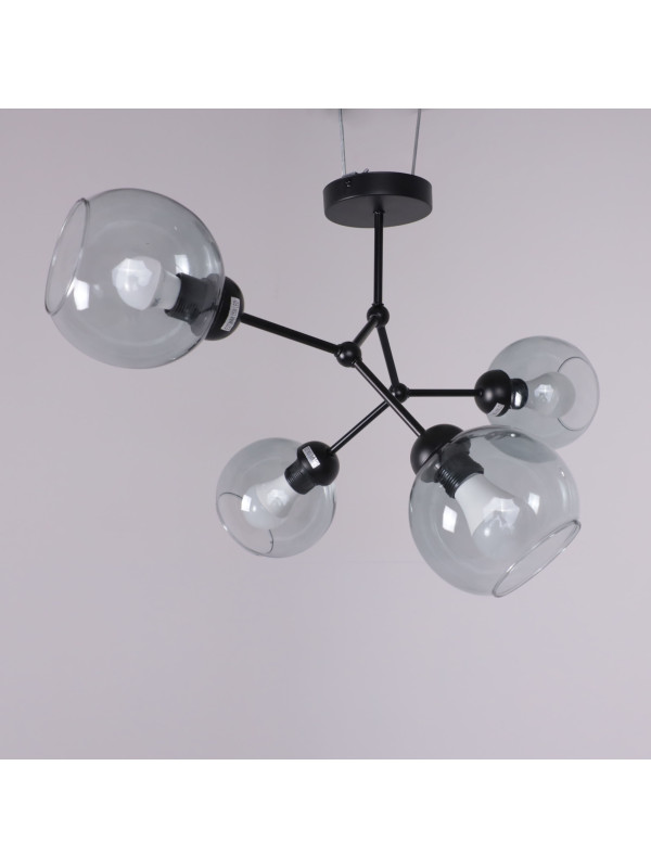 Люстра AksHome Atom дымчатый 4*E27 3