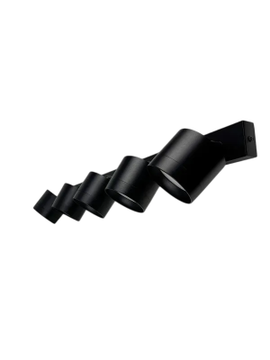 Спот truEnergy MODERN на пять ламп черный (15 Вт) сбоку