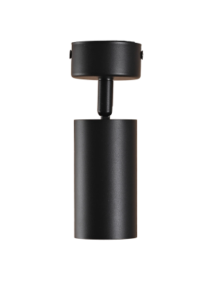 Спот truEnergy MODERN на одну лампу черный (35 Вт) спереди