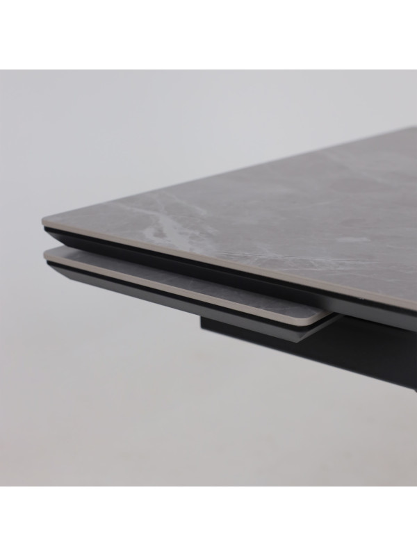 Кухонный стол MamaDoma Jack-120 Stone Grey ST CER/черный 6