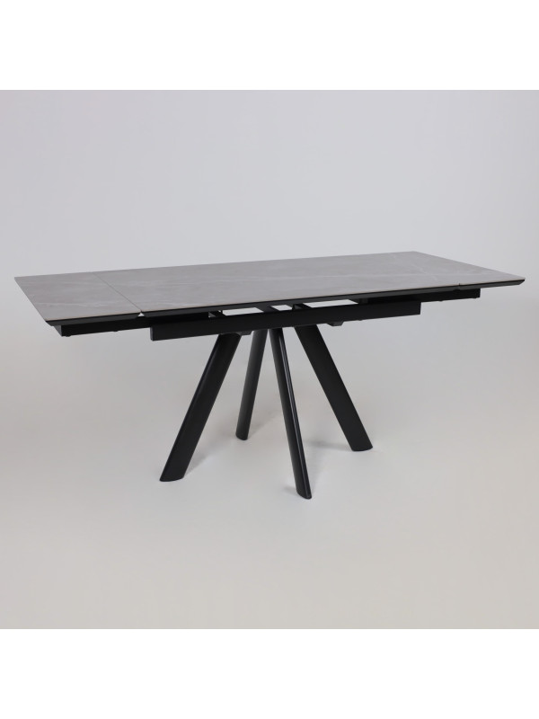 Кухонный стол MamaDoma Jack-120 Stone Grey ST CER/черный 7