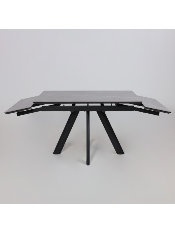 Кухонный стол MamaDoma Jack-120 Stone Grey ST CER/черный 9
