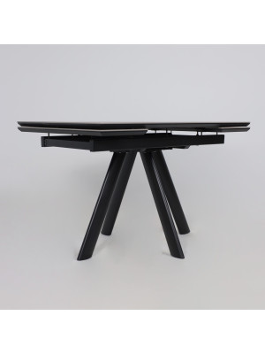 Кухонный стол MamaDoma Jack-120 Stone Grey ST CER/черный 3