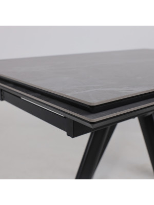 Кухонный стол MamaDoma Jack-120 Stone Grey ST CER/черный 4