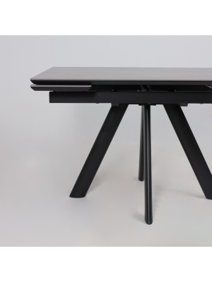 Кухонный стол MamaDoma Jack-120 Stone Grey ST CER/черный 5