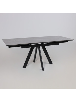 Кухонный стол MamaDoma Jack-120 Stone Grey ST CER/черный 7