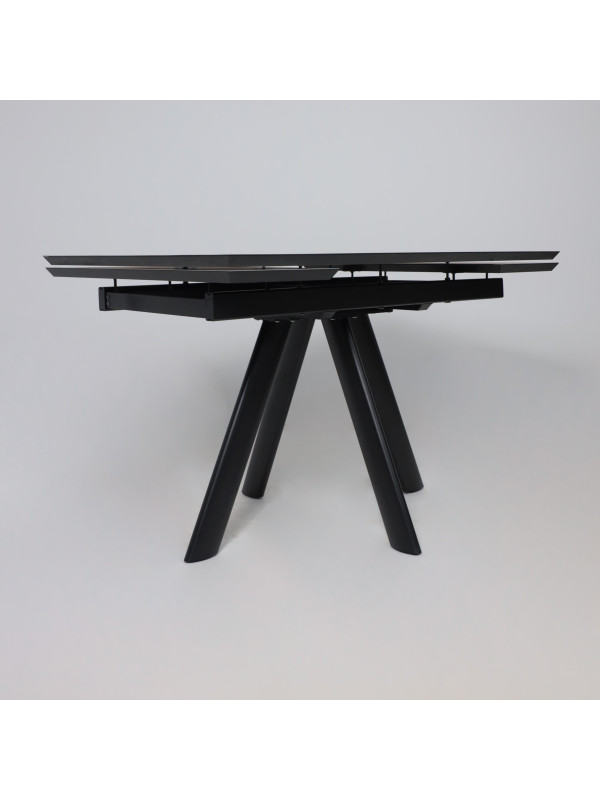 Кухонный стол MamaDoma Jack-140 белый/черный 3