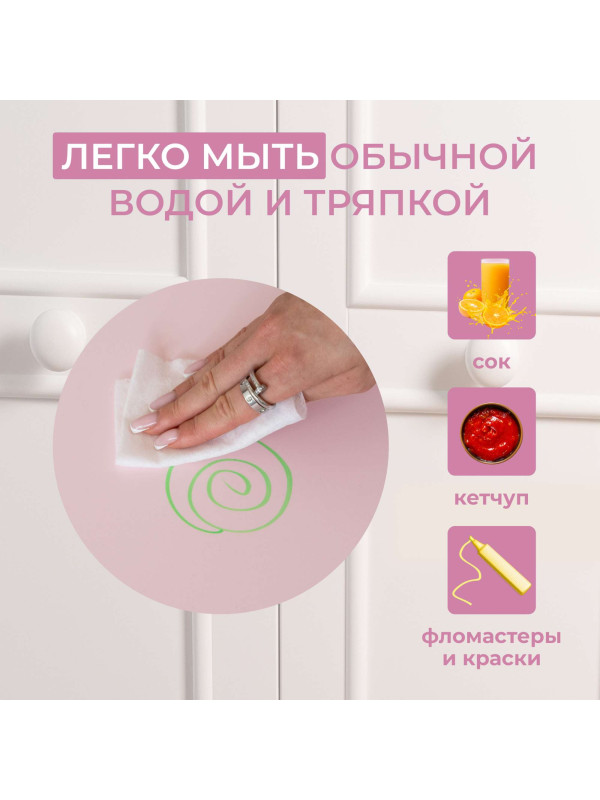 Детский стол STEPP TINI розовый 6