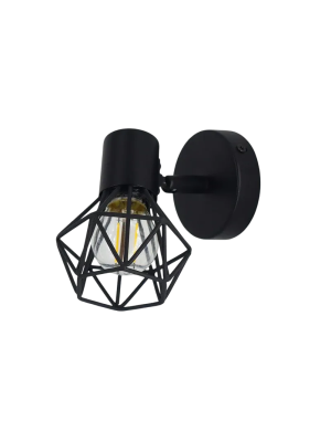 Настенный светильник truEnergy GEOMETRY 21335 черный (40 Вт) сбоку