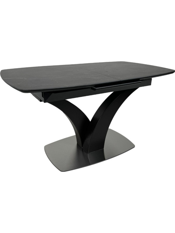 Кухонный стол Аврора Нотр Дам Moderne камень черный Greys Black /черный матовый