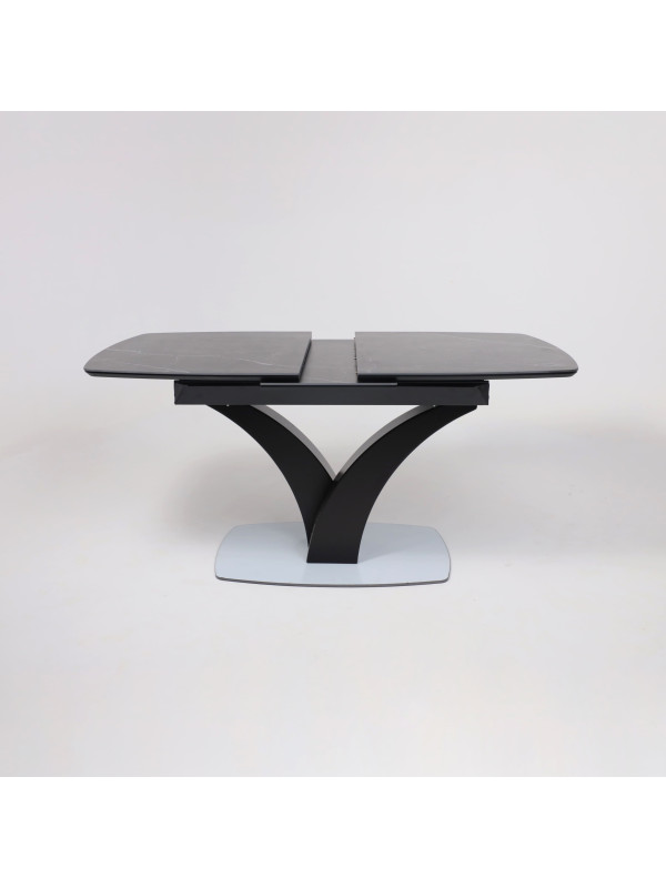 Кухонный стол Аврора Нотр Дам Moderne камень черный Greys Black /черный матовый 7