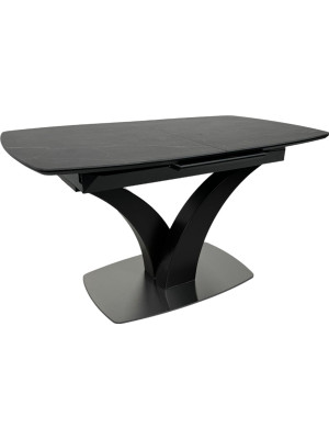 Кухонный стол Аврора Нотр Дам Moderne камень черный Greys Black /черный матовый