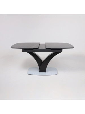 Кухонный стол Аврора Нотр Дам Moderne камень черный Greys Black /черный матовый 7