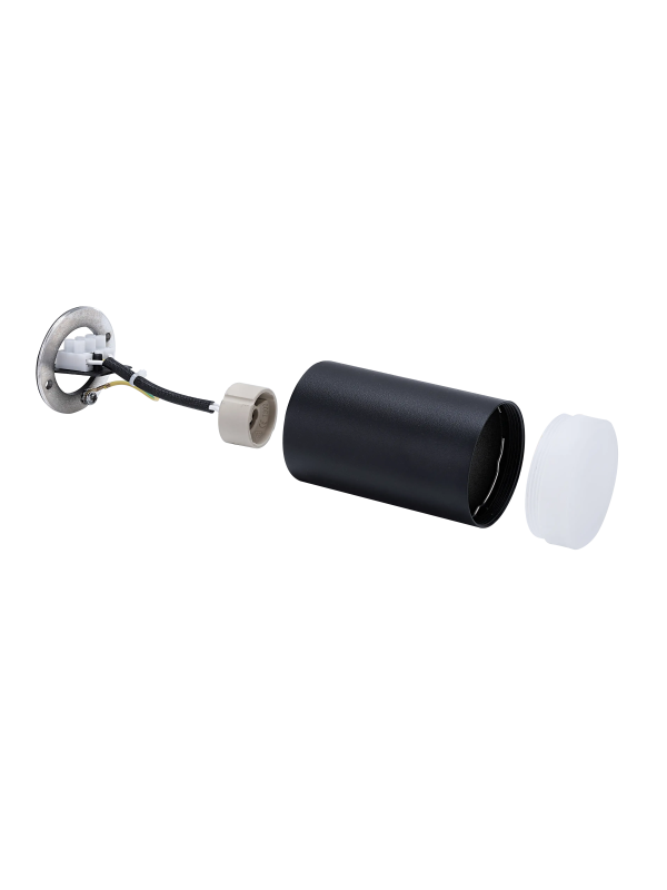 Точечный светильник truEnergy MODERN 21303 черный (12 Вт) в разобранном виде
