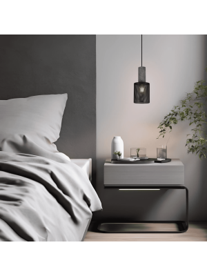 Потолочный светильник truEnergy STONE LOFT 21407 серый (60 Вт) в интерьере