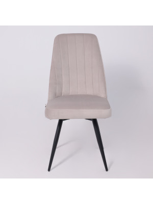 Стул MamaDoma Leonard M-R1 360 жемчужный/черный 2