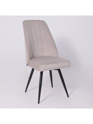 Стул MamaDoma Leonard M-R1 360 жемчужный/черный 3