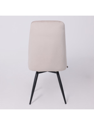 Стул MamaDoma Leonard M-R1 360 жемчужный/черный 5