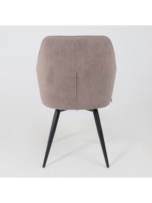 Стул MamaDoma Michael-R1 360 латте/черный (велюр) 5
