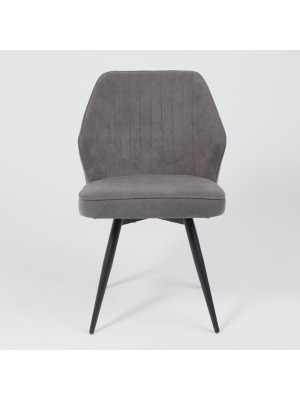 Стул MamaDoma Michael-R1 360 антрацит/черный 2