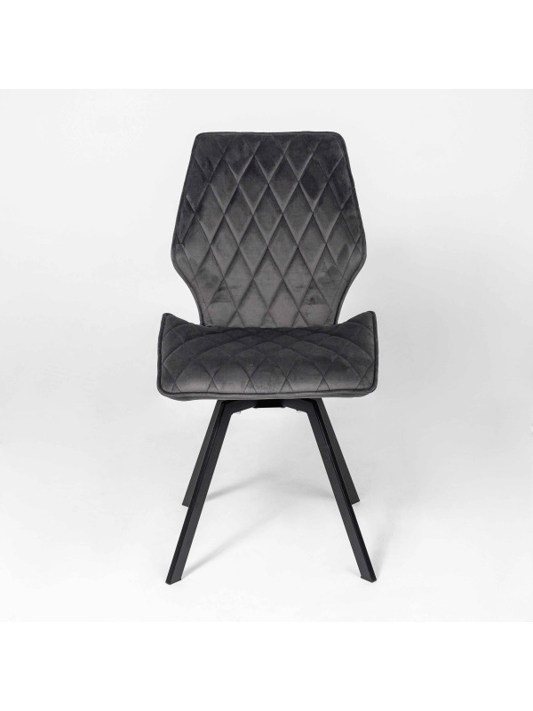 Стул MamaDoma Rafael M-R 360 гематит/черный 2