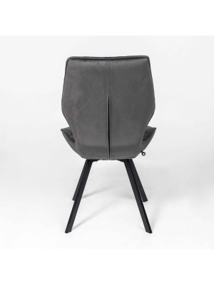 Стул MamaDoma Rafael M-R 360 гематит/черный 4