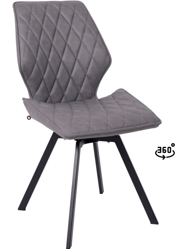Стул MamaDoma Rafael M-R 360 антрацит/черный
