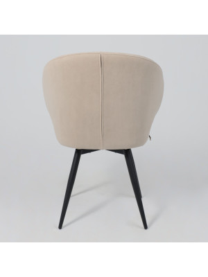 Стул MamaDoma Rob-R1 360 кремовый/черный 5