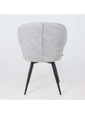 Стул MamaDoma Rob-R1 360 графит/черный (замша) 5
