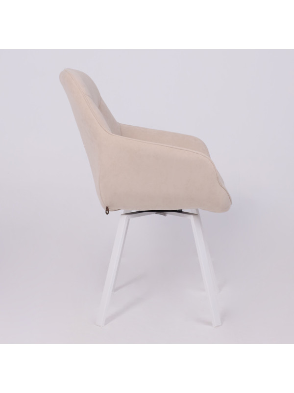 Стул MamaDoma Romeo Smile 360 кремовый/белый 4