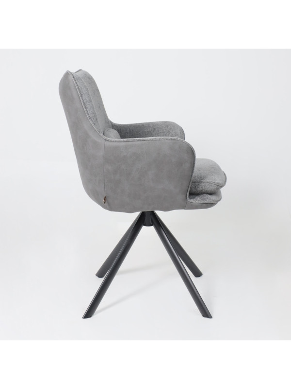 Стул MamaDoma Trump-R 360 графит/черный 4
