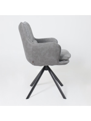 Стул MamaDoma Trump-R 360 графит/черный 4