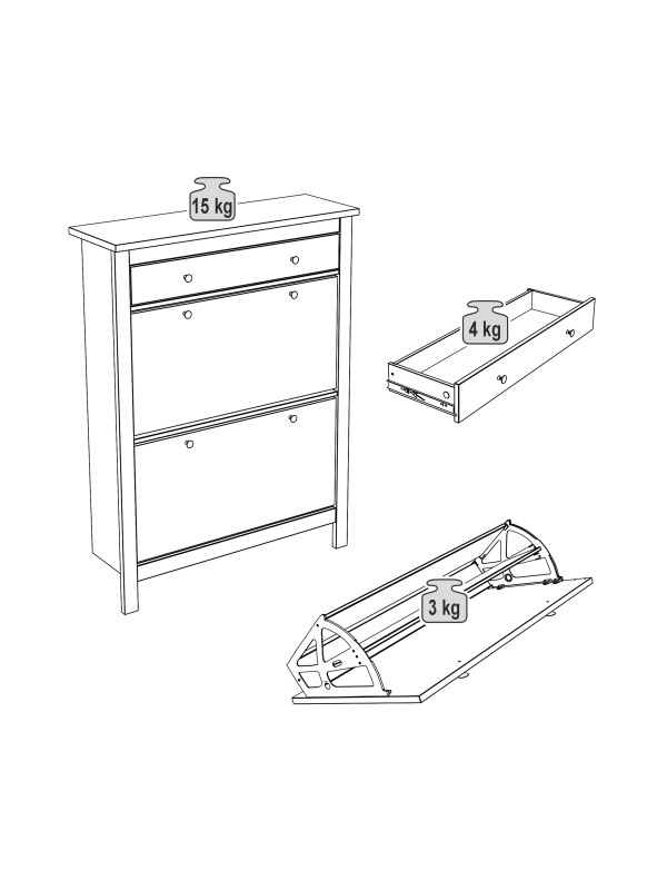 Тумба для обуви Mio Tesoro Сага 92x122 темно-бирюзовый/ясень 3