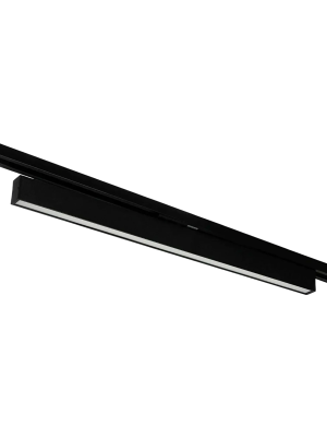 Трековый светильник truEnergy TRACK LED 24003 черный (27 Вт) бок